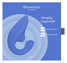 Womanizer Wom. Blend Vibrant Blue G taško vibratorius