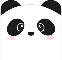 Mažas atvirukas PANDA