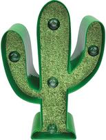 Šviečianti dekoracija CACTUS WITH GLITTER