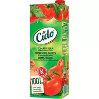 Pomidorų sultys CIDO (100%), 1,5 l