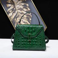 New Crocodile Patterned Women's Bag High-end Leather Handbag Versatile Crossbody Shoulder Bag Casual Crossbody Bag