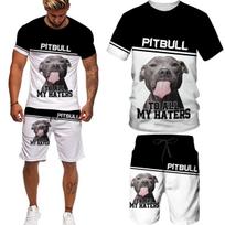 Summer Pitbull Rottweiler Dog 3D Printed Men Funny T-shirt/Shorts/Suits Men's Tracksuit Set  Graphic Tees Short Pants Outw XXXL
