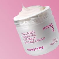 Innisfree Collagen Tea Ceramide Bounce Cream 50ml AUTHENTIC STORE white