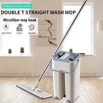 Spray Magic Automatic Spin Mop Avoid Hand Washing Ultrafine Fiber Cleaning Cloth Home Kitchen Wooden 2 PCS CLOTH