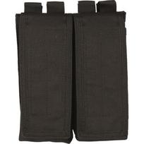 BLACK DOUBLE AK 47 MAGAZINE POUCH