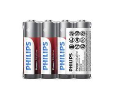 Philips LR6P4F/10 - 4 vnt šarminės baterijos  AA POWER ALKALINE 1,5V 2600mAh
