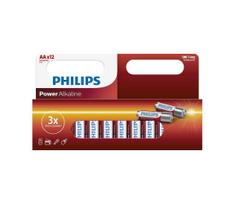 Philips LR6P12W/10 - 12 vnt šarminės baterijos  AA POWER ALKALINE 1,5V 2600mAh