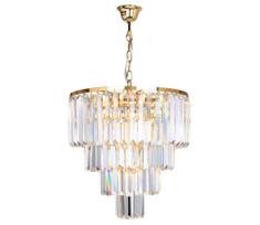 Brilagi - LED Krištolinis sietynas ant grandinės MOZART 5xE14/40W/230V auksas