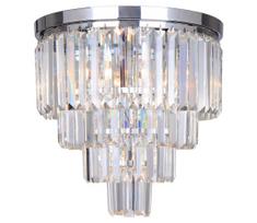 Brilagi - LED krištolinis lubinis šviestuvas MOZART 5xE14/40W/230V blizgus chromas