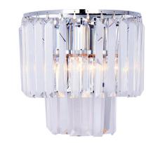 Brilagi - LED Krištolinis sieninis šviestuvas MOZART 2xE14/40W/230V blizgus chromas