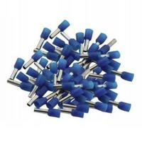 Vamzdelio formos jungtys 1mm2 100vnt - mėlyna