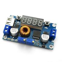 Keitiklis XL4015E - 5A - 1.3V-30V Step-down - su voltmetru ir ampermetru