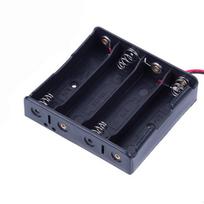 Akumuliatoriaus laikiklis 4x18650 3.7V Li-Ion - laikiklis akumuliatoriams (elementams) su laidais