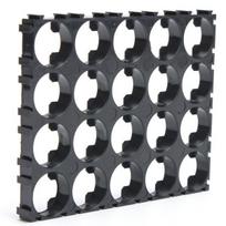 Plastikinis laikiklis 5x4 Li-Ion 18650 akumuliatoriams pakuoti - 20 vnt