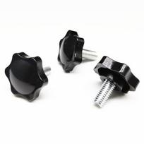 Žvaigždinė rankenėlė M6x10mm - rankenėlė, varžtas su bakelito galvute
