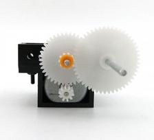 DC 130 3-6V šepetėlinis variklis su pavara - C1A - skirtas robotų kūrimui ir DIY projektams