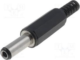 DC lizdo kištukas 5.5/2.5mm - lizdas, skirtas lituoti laidui - įkrovikliams