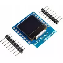 OLED ekranas 0.66" 64x48 ant I2C - SSD1306 - baltas