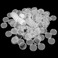 Plastikinis monetų laikiklis 21 mm konteinerio apsauginis dėklas, 100 vnt