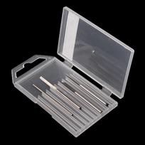 5 dalių 1,5–3 mm plieno drožybos rinkinys, skirtas „pasidaryk pats“ miniatiūriniam graviravimui