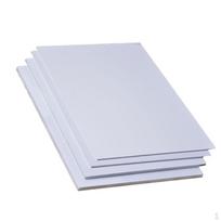 Baltos PVC lakštai putplasčio plokštės pastato modelio ekranas 2 mm storio