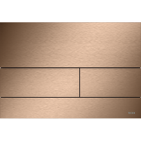 Vandens nuleidimo dvigubas klavišas TECEsquare matinė, Red Gold (atspari pirštų antspaudams) spalvos