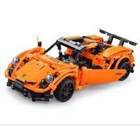 Statybinis konstruktorius Sportinis automobilis Porsche Orandžinis Elements R/C CADA