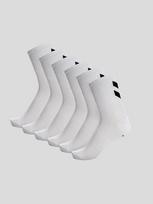 Hummel kojinės unisex HmlCHEVRON, baltos, 6 poros, 46/48