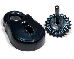 PolyHero Rogue d20 Lock and Pick Set - Cold Iron