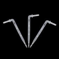 100 vnt. 4 mm kampiniai lašintuvai-rodyklės sodo mikro drėkinimo lašintuvai 4/7 mm žarnos lašintuvai laistymui į šaknis