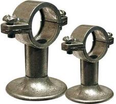 FIX-PRO cinko vamzdžio laikiklis 1/2"x30 mm su sieniniu flanšu. Tinka 18 mm įdėklams ir 13-16 bei 19 mm prailginimams.