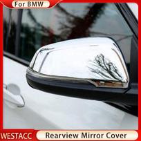 2vnt ABS Chrome galinio vaizdo veidrodėlio dangtelio apdaila, skirta BMW X1 X2 F48 F49 F39 F52 F40 F45 F46 Z4 G29 šoninio veidrodžio lipdukas