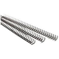 Metalinės įrišimo spiralės 14,3mm, 50vnt, juodos ( iki 120 lapų )