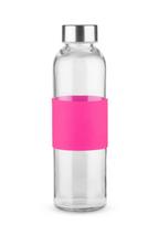 Stiklinė gertuvė GLASSI 520ml BC16207-21, rožinė