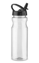 Gertuvė su šiaudeliu TRANCE 700 ml BC16216-02  JUODA
