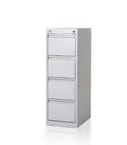 Metalinė spinta su 4 stalčiais A4 formato dokumentams „OFFI FILE“ 400x580x1093 mm