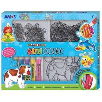 Dekoratyviniai dažai su pakabukais SUN DECO CRAFT KIT AMOS (13 pakabukų ir 6 dažų) SD10P6-SA