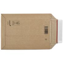 Gofruoto kartono vokas 175x250 mm, A5, rudas 1 vnt, FSC Mix 70%