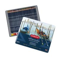 Akvarelinių pieštukų rinkinys Derwent Pencil Watercolour, 24 spalvos, metalinė dėžutė 32883