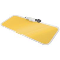 Stiklinė lentelė užrašams Leitz Cosy geltona 150x60x380 mm