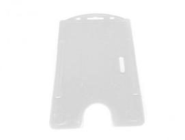 Vardinės kortelės dėklas 54x86 mm vertikalus, matinis plastikas