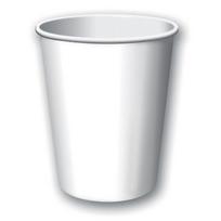 Vienkartinės popierinės stiklinės, 250ml, 50 vnt.
