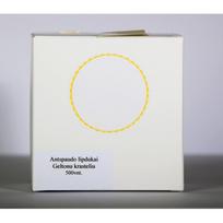 Notariniai lipdukai apvalūs, geltonu krašteliu, 50mm, 500vnt