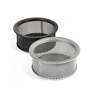 Dėžutė sąvaržėlėms Forpus, juoda, apvali, metalinė