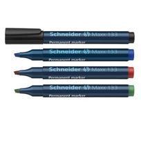 Permanentinis žymeklis Schneider 133, kirsta galvute, juodas