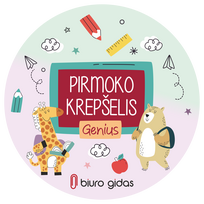 Pirmokės krepšelis GENIUS, mergaitei, kairiarankei