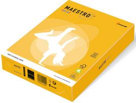 Spalvotas popierius Maestro A4 80g SY40, saulės geltona spalva