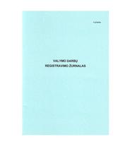 Valymo darbų registravimo žurnalas A4