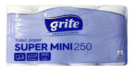 Tualetinis popierius GRITE Super Mini 250, 3 sluoksnių, 8 rulonai