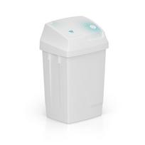 Šiukšliadėžė su varstomu dangčiu LINDY SWING, 50L, balta, 00005880W